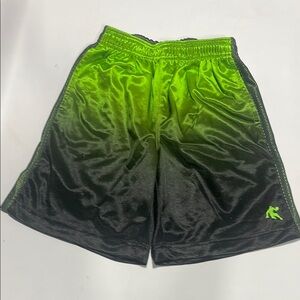 And1 Kids Green and Black Shorts Boys 8‎ M - 4219